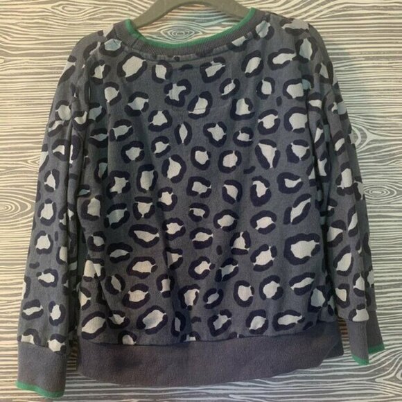 Mini Boden Leopard Print Sweatshirt 2-3 - Picture 2 of 6